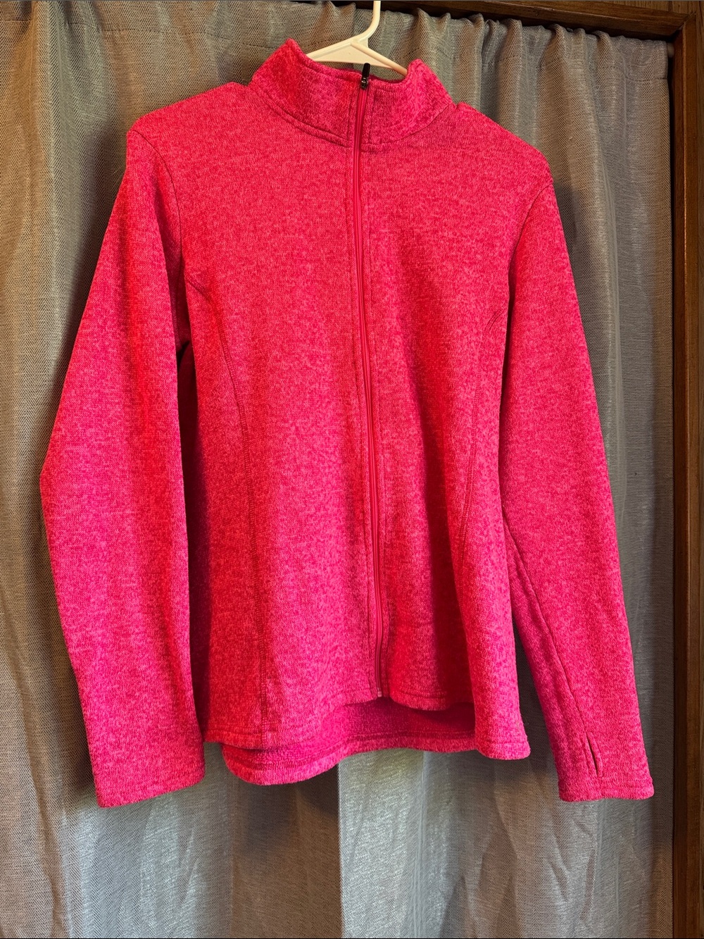 Danskin Now Bright Pink Full-Zip Jacket